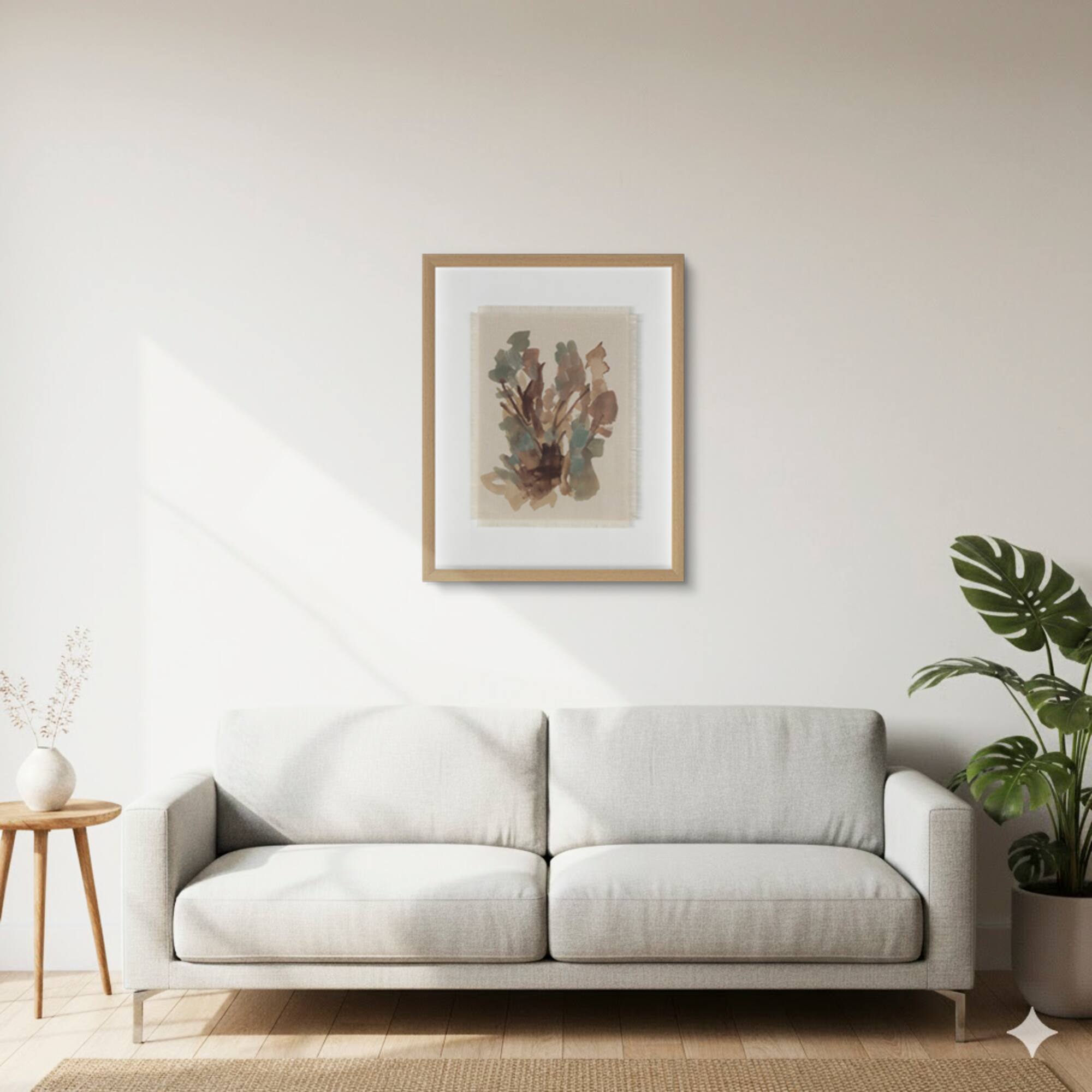 16" x 20" Brown Foliage Wall Décor by Ashland®